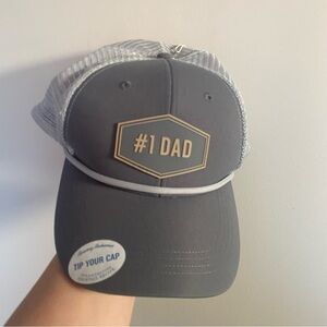 NWT Tommy Bahama | Gray #1 DAD Cotton Trucker Cap Hap.